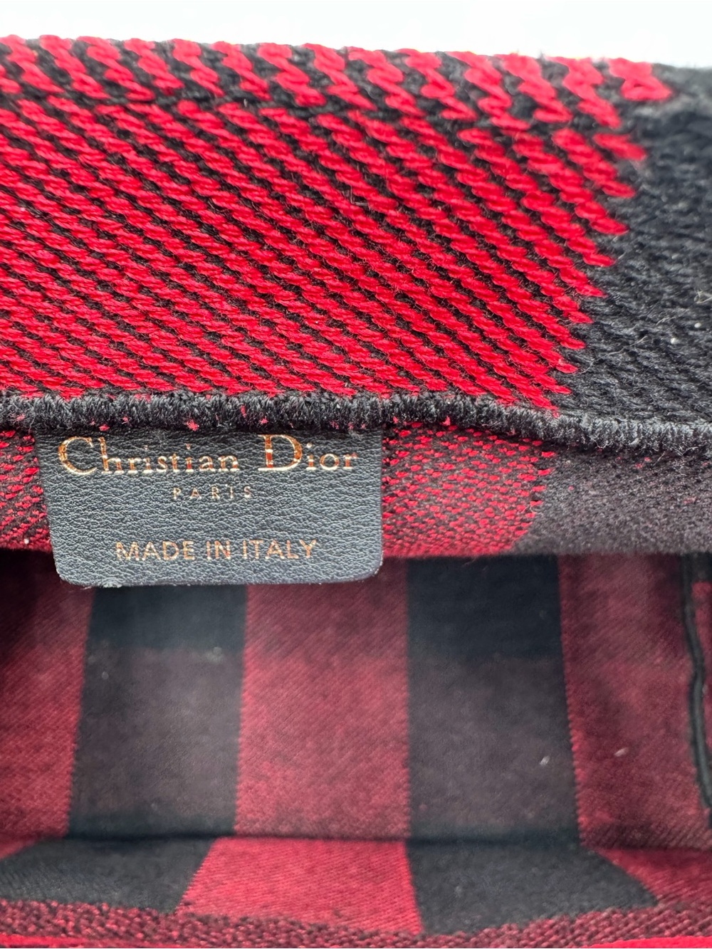 Christian Dior plaid tote - Picture 7 of 8